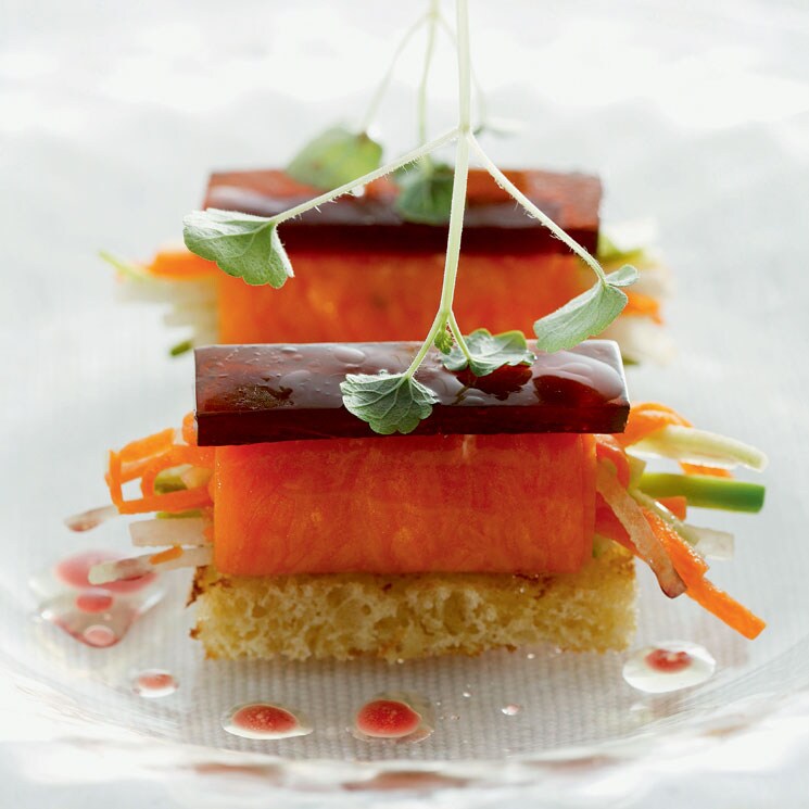 Canapes veganos